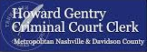 Howard Gentry, Criminal Court Clerk, Metropolitan Nashville and Davidson County